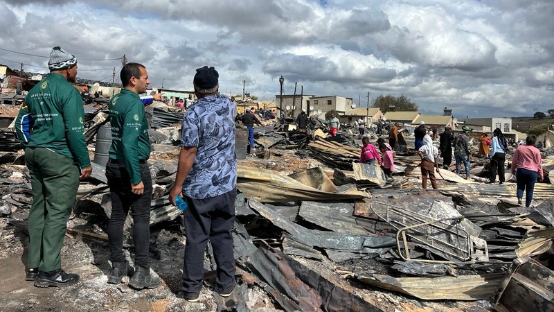 300 INFORMAL STRUCTURES RAZED TO THE GROUND IN&nbsp;STELLENBOSCH